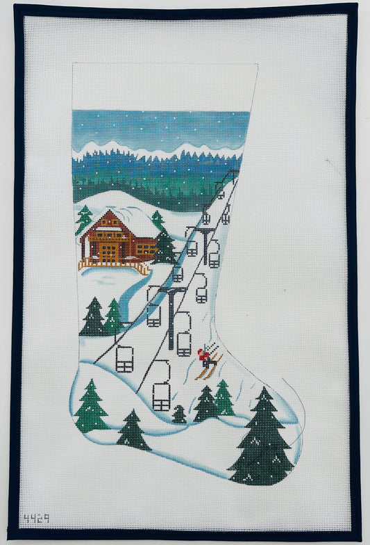 Ski Lodge Stocking