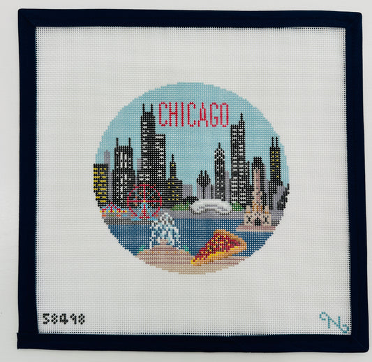 Chicago Round Ornament