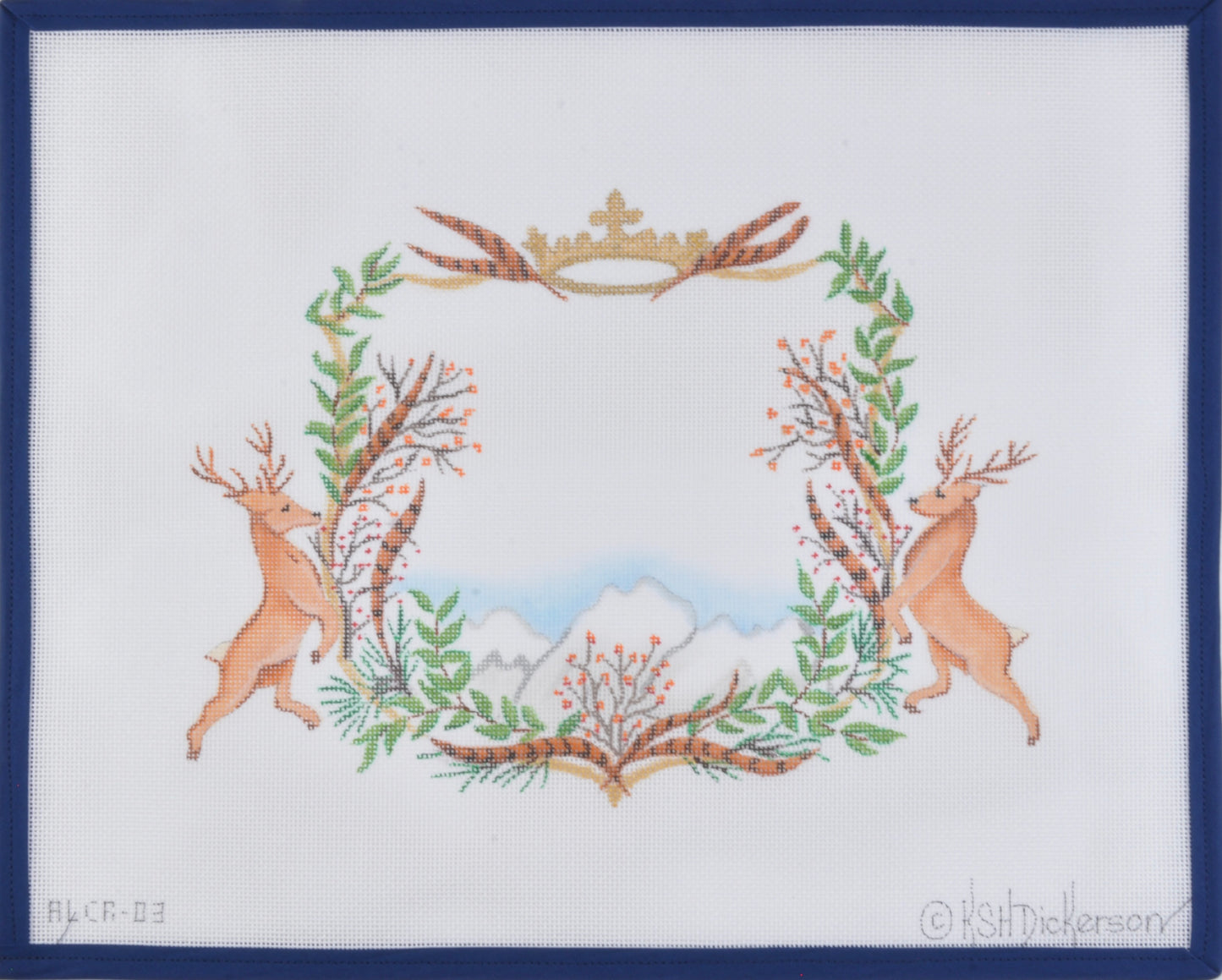 Deer and Feathers Crest