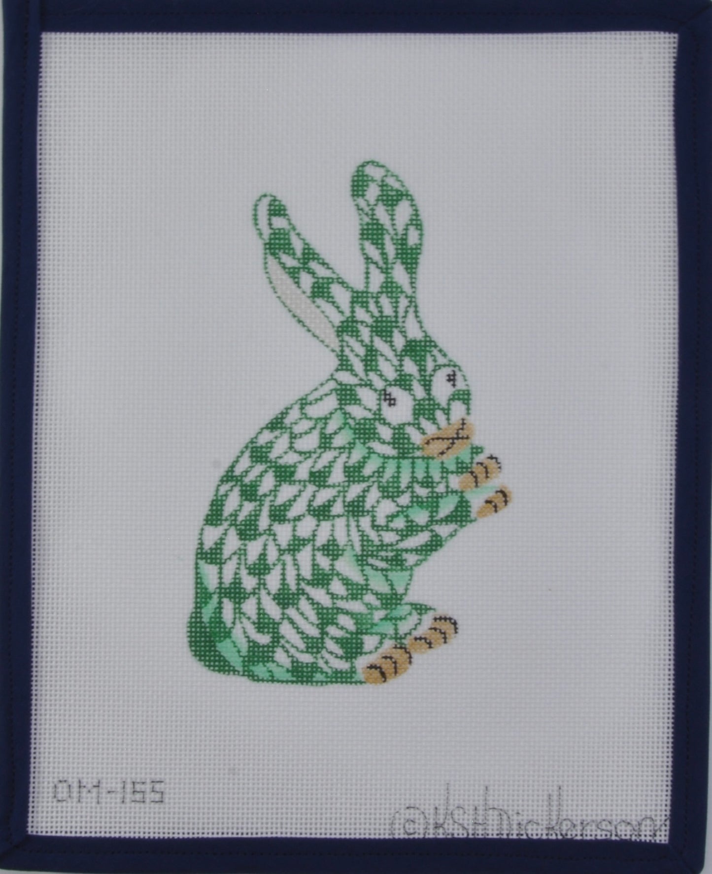 Herend Green Bunny