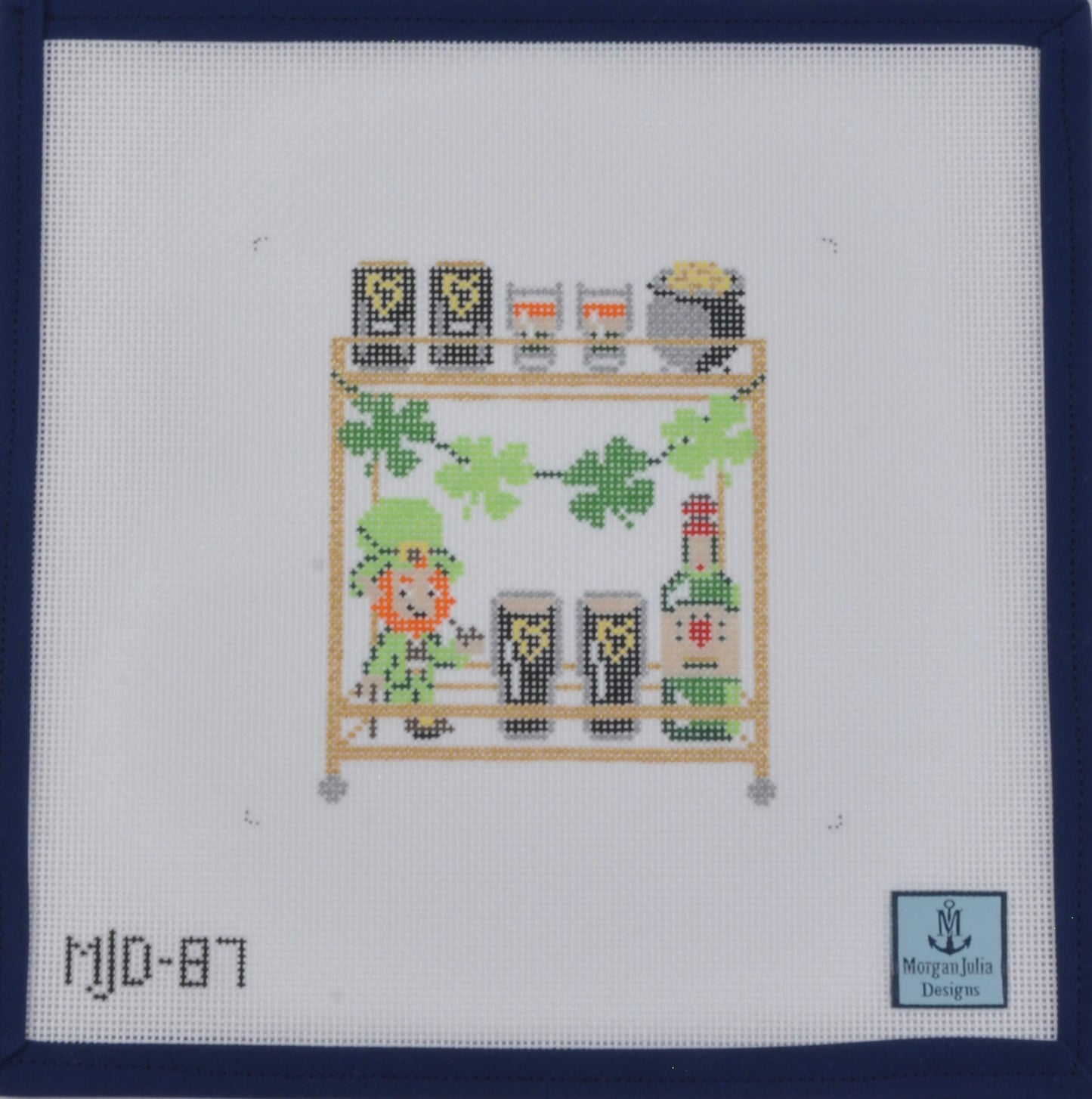 St. Patrick's Day Bar Cart