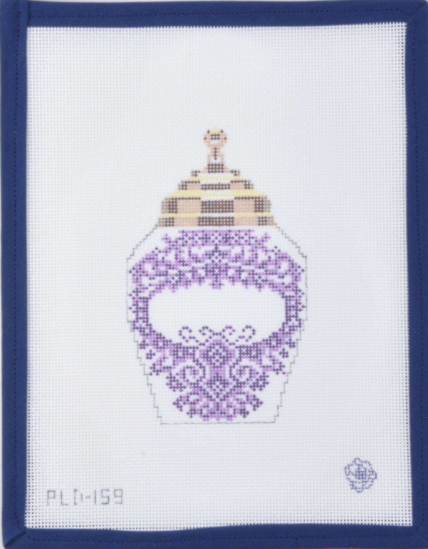 Purple Delft Jar