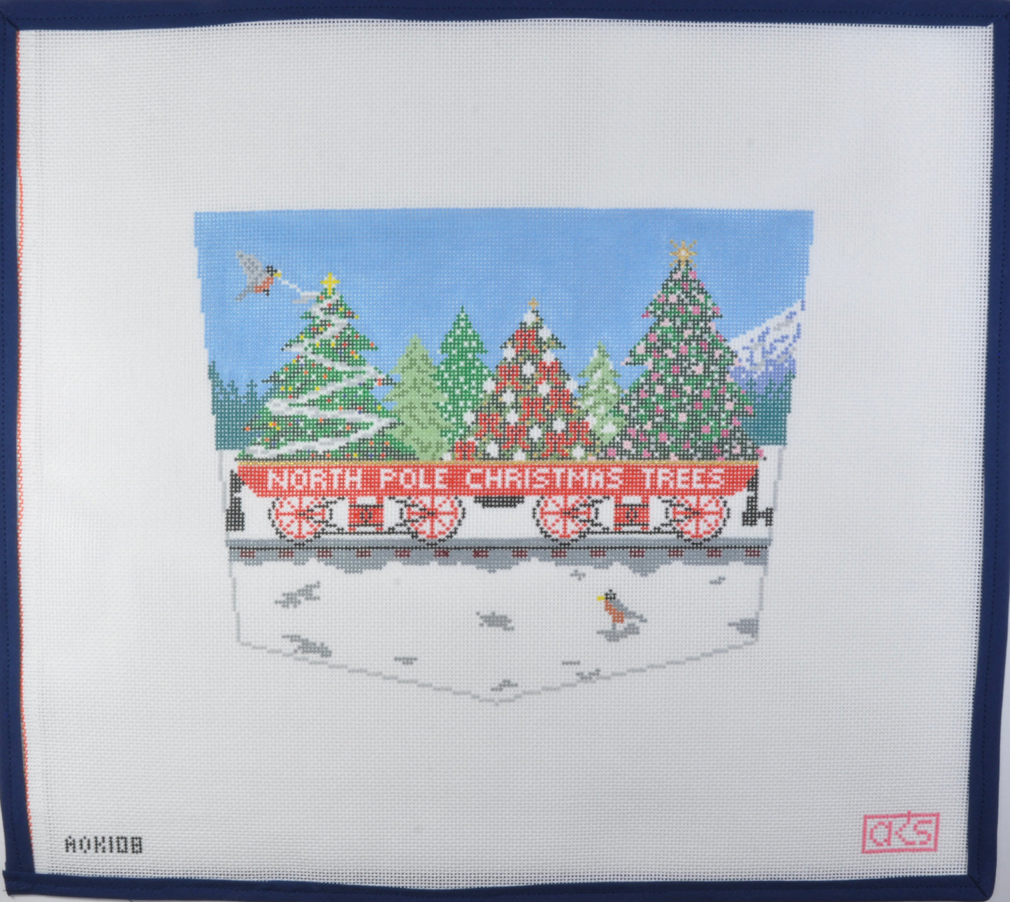 North Pole Tree Stocking Cuff