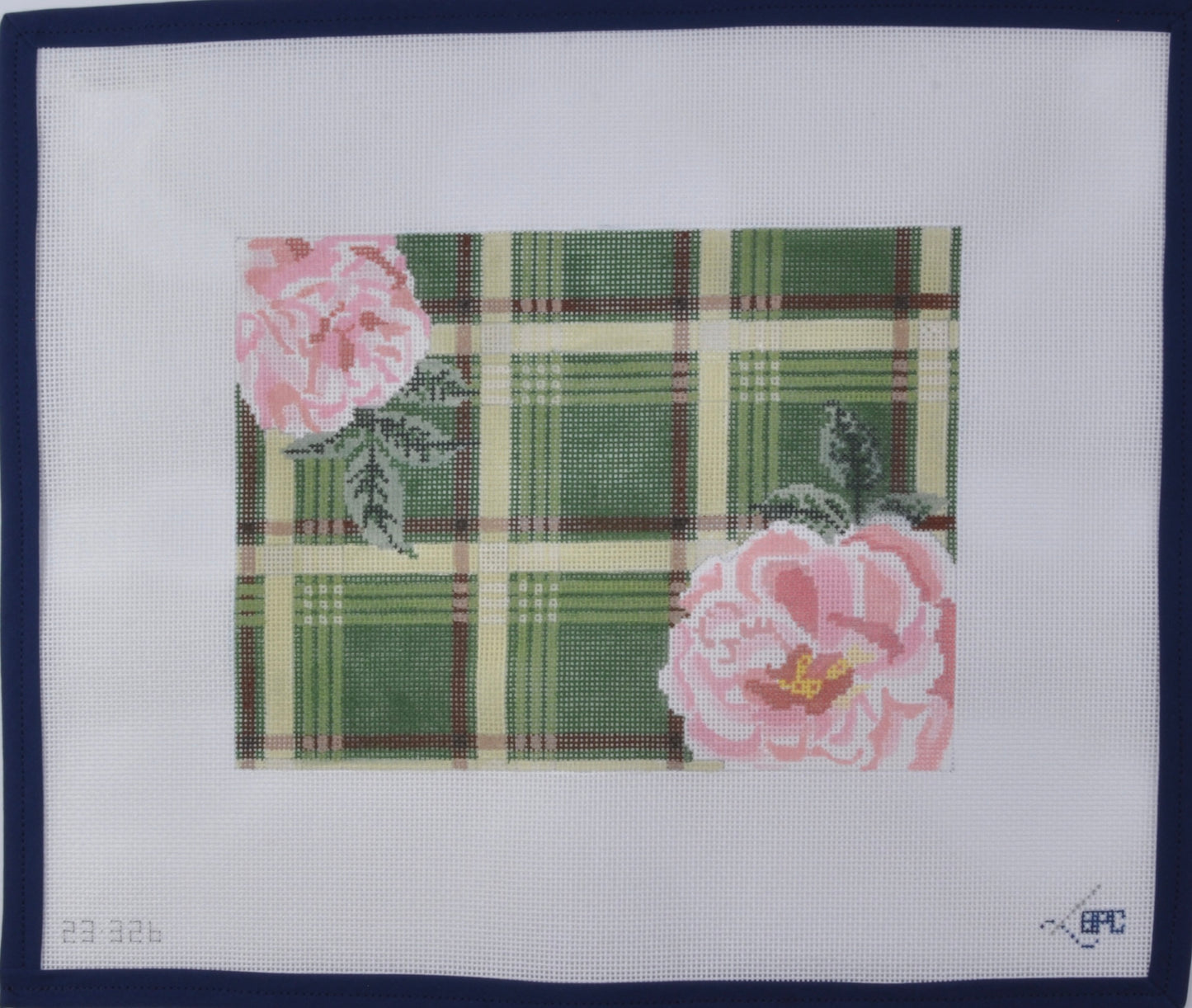 Plaid Flowers Purse