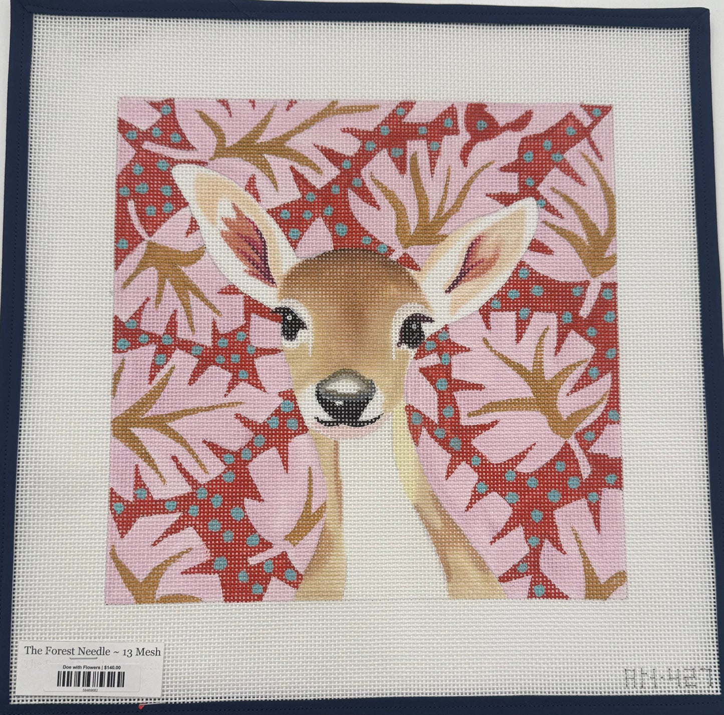 Doe with Flowers