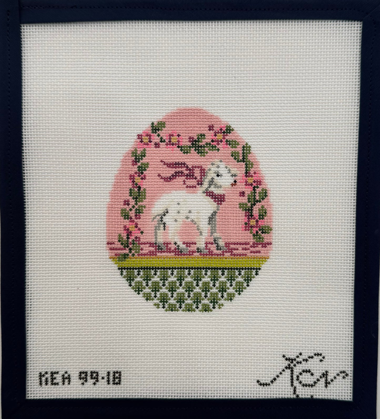 Pink Garland Lamb Egg