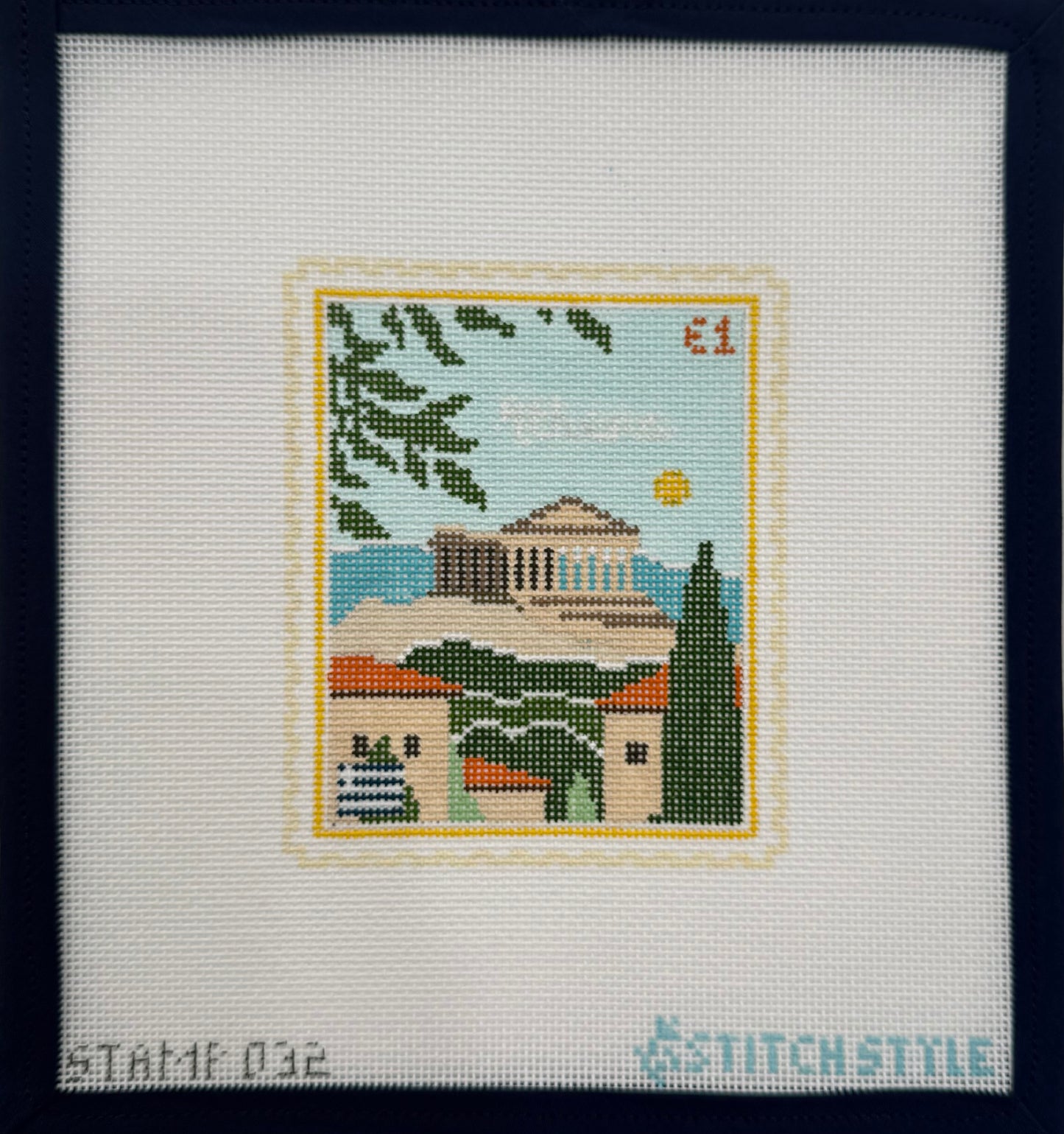 Athens Stamp