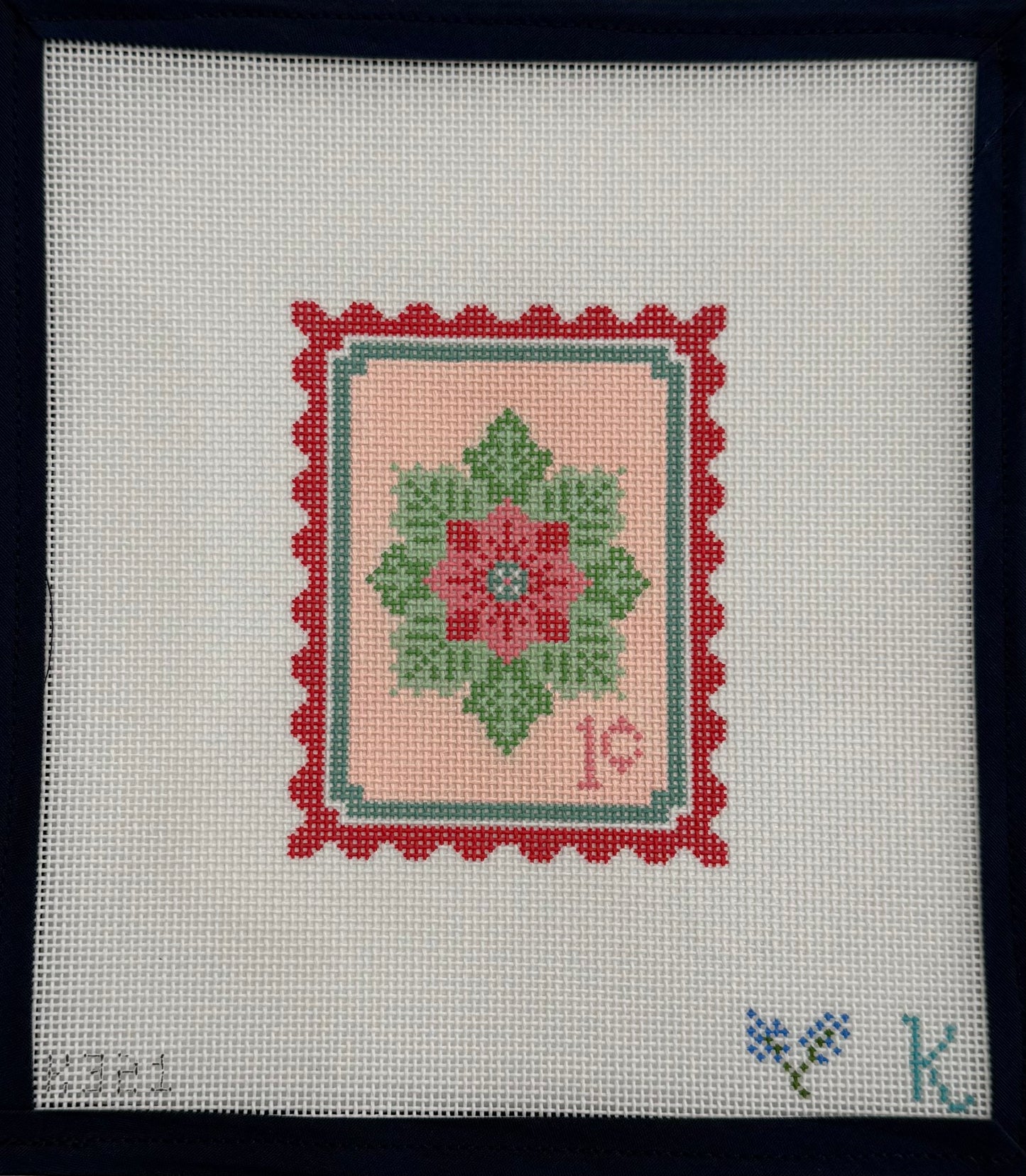 Holiday Stamp Poinsettia