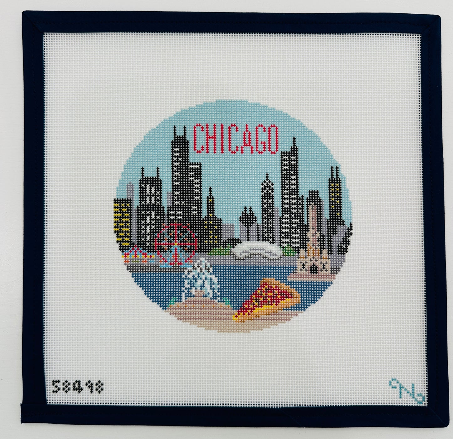 Chicago Round Ornament