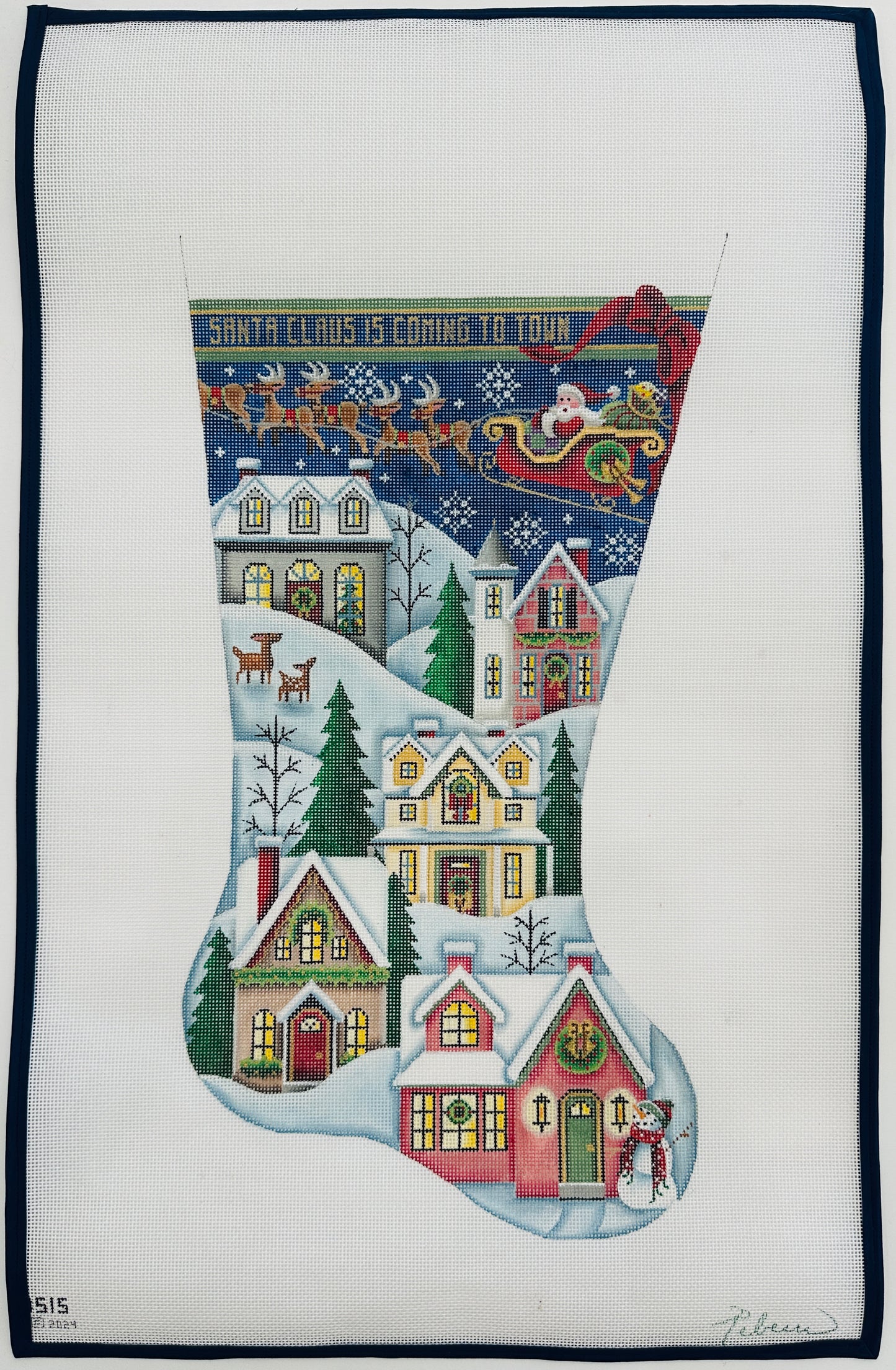 Santa Clause is Coming to Town Stocking