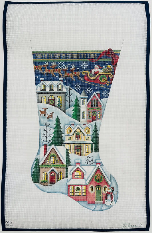 Santa Clause is Coming to Town Stocking