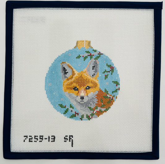 Christmas Fox Ornament