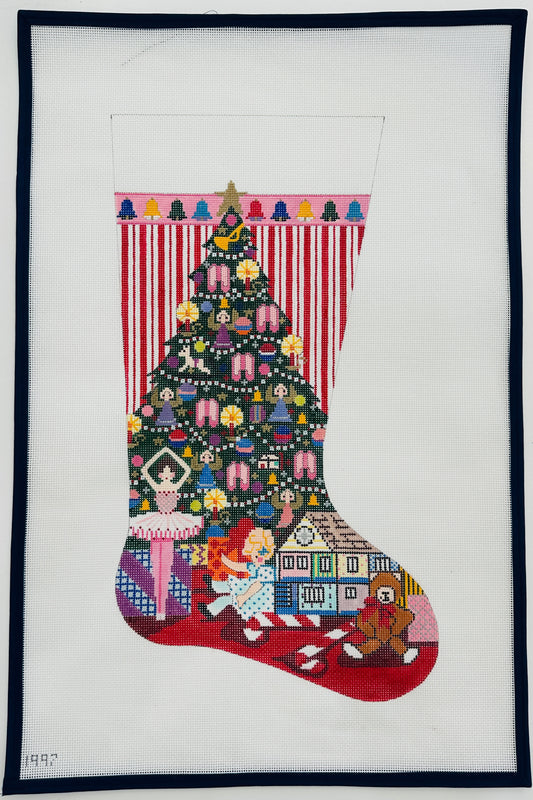 Christmas Morning Girl Stocking