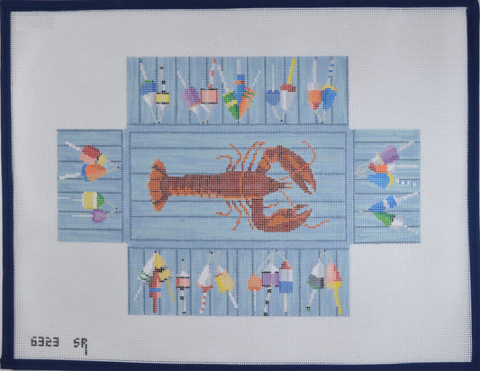 Lobster and Buoys Brick Cover