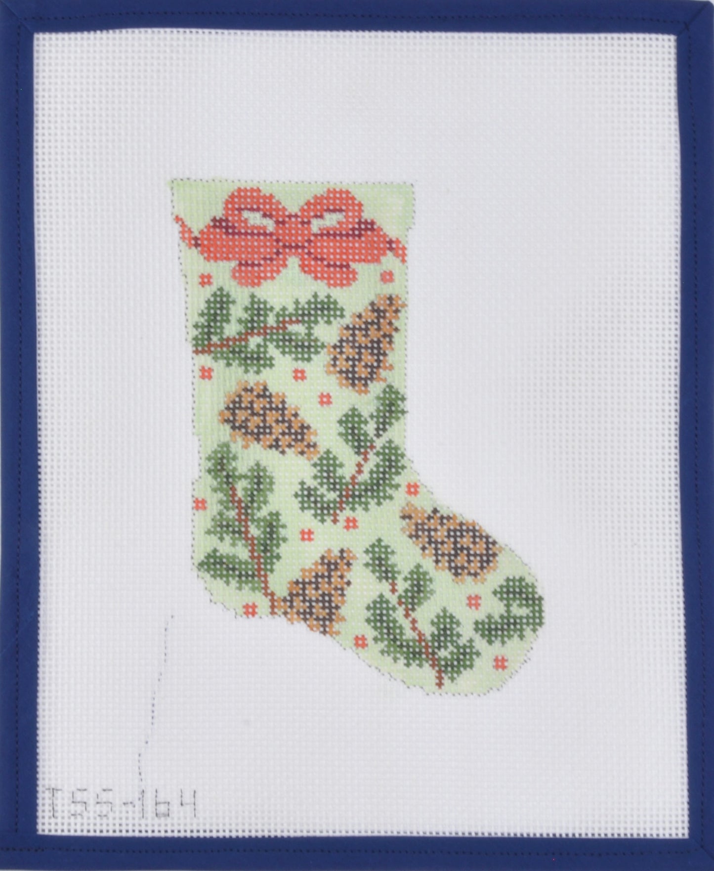 Green Pinecone Mini Stocking