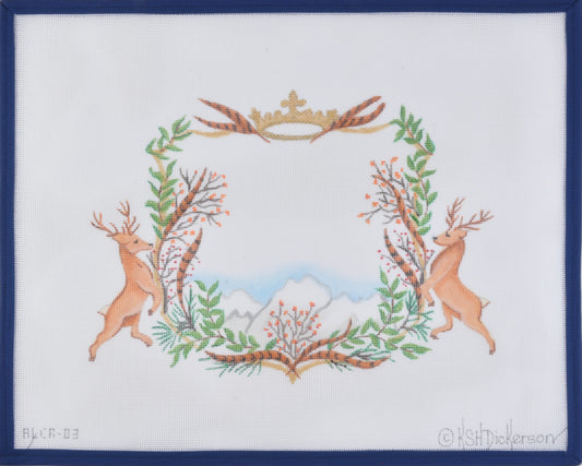 Deer and Feathers Crest