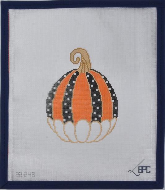 Pumpkin White Dots
