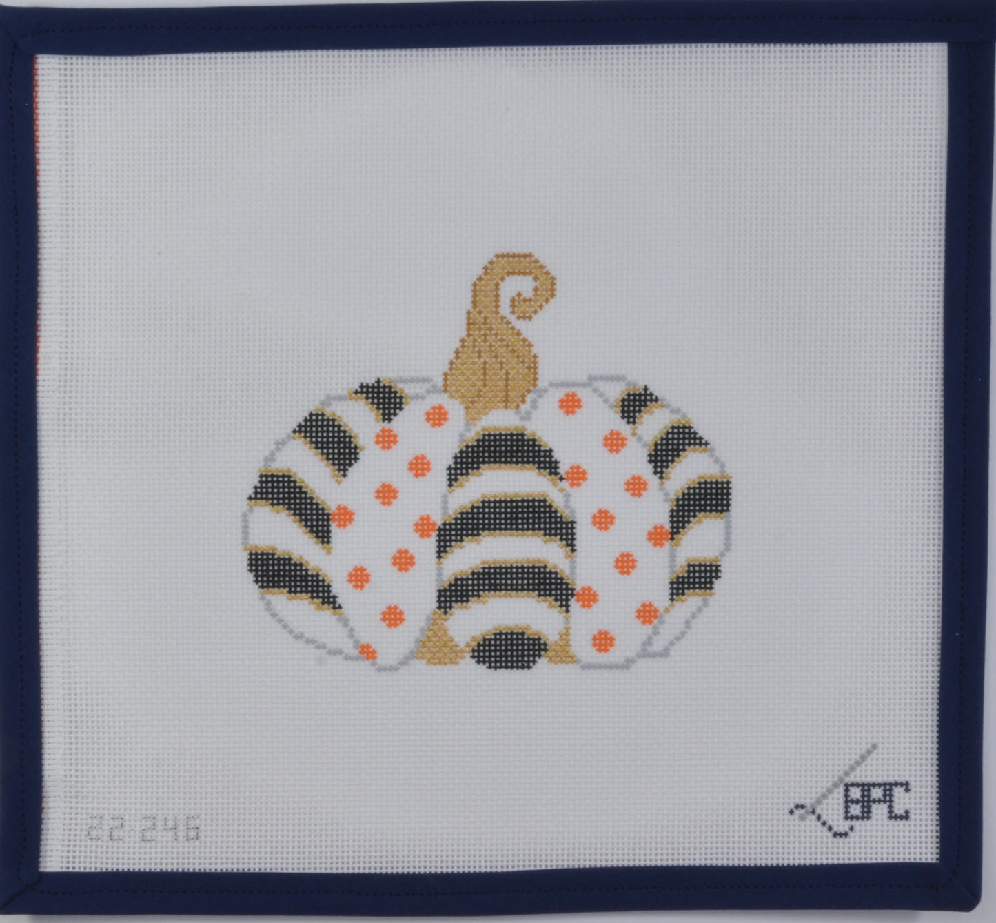 Pumpkin Orange Dots