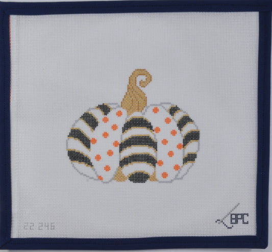 Pumpkin Orange Dots