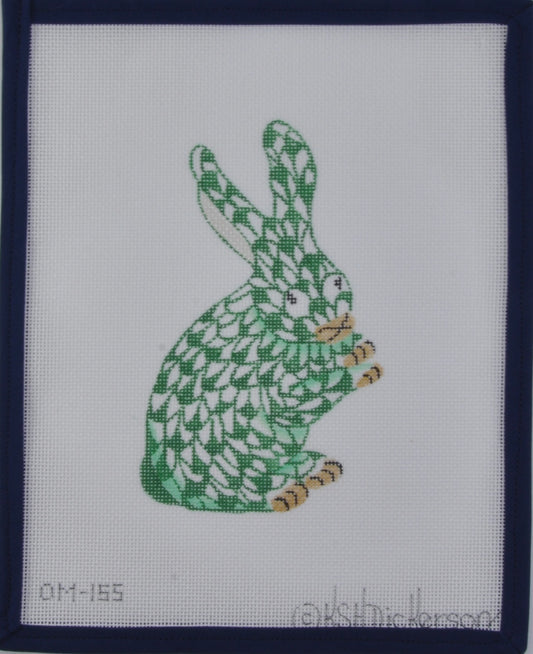 Herend Green Bunny
