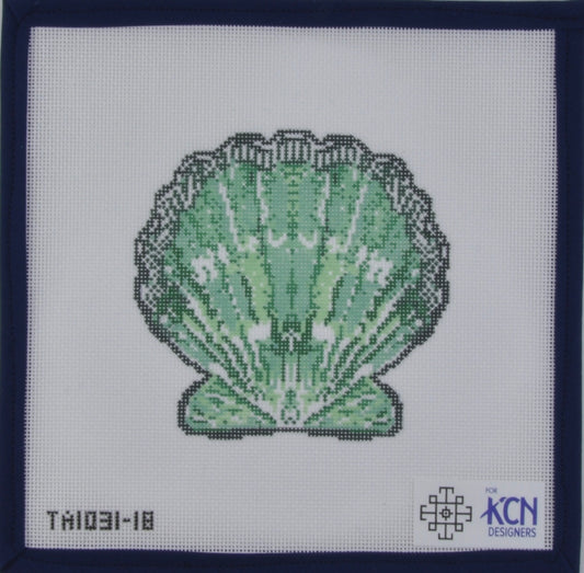 Scallop Ornament Green