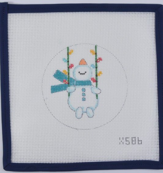 Swinging Snowman Ornament