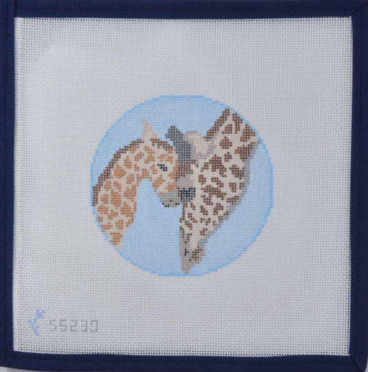 Mom and Baby Giraffe