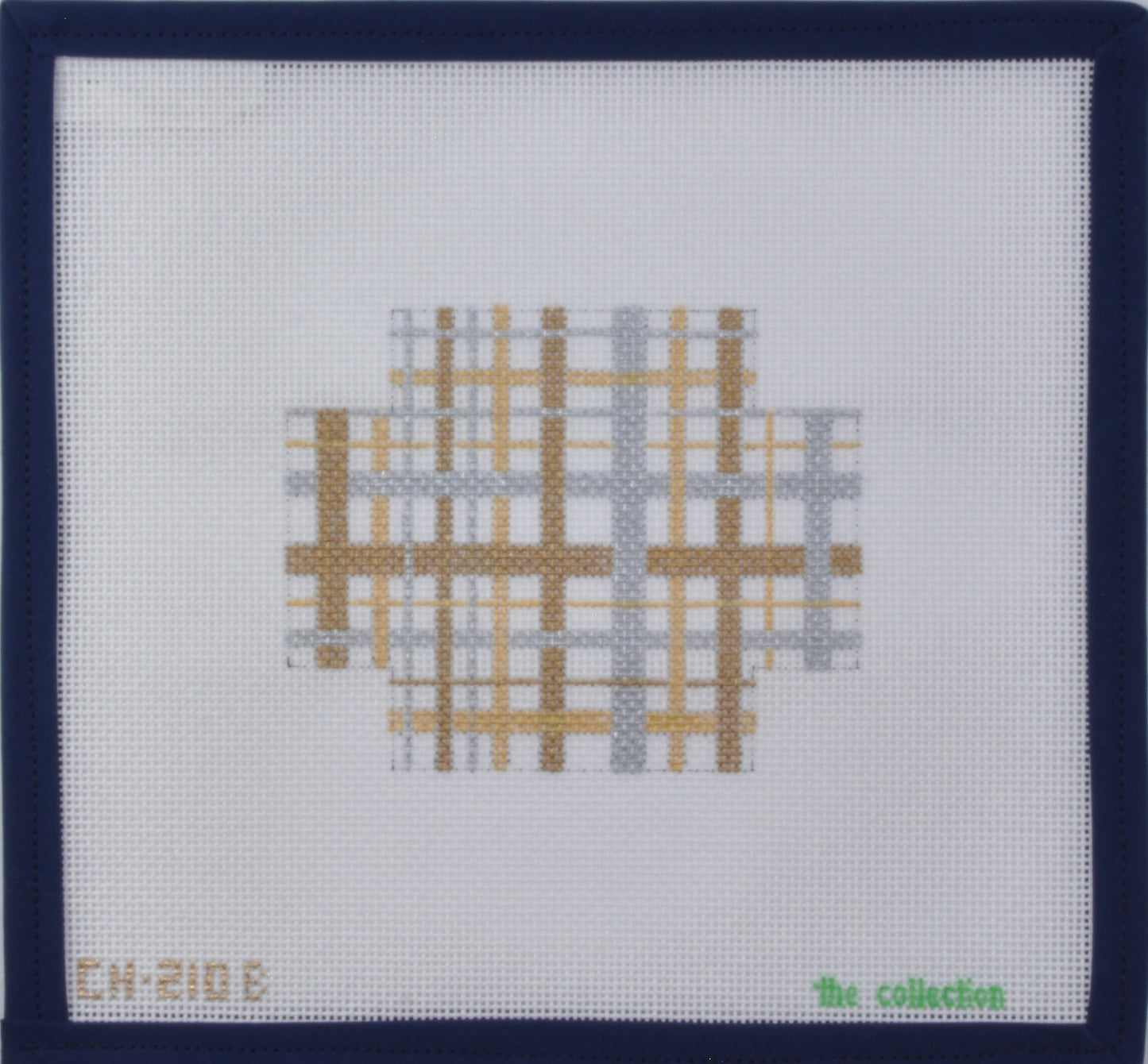 Plaid Box: Gold and Silver