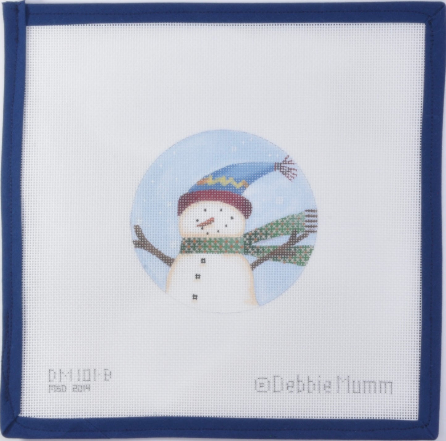 Blue Hat Snowman