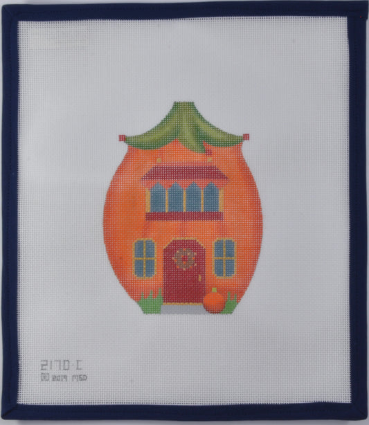 Oval Pumpkin House