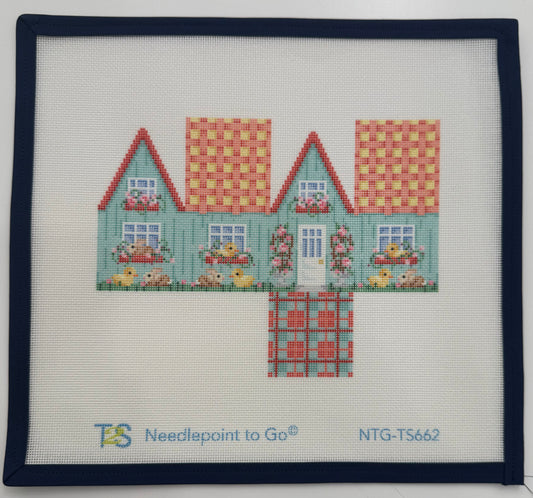 Aqua Easter Cottage