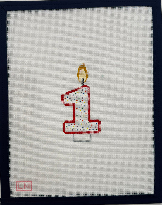 First Birthday Candle