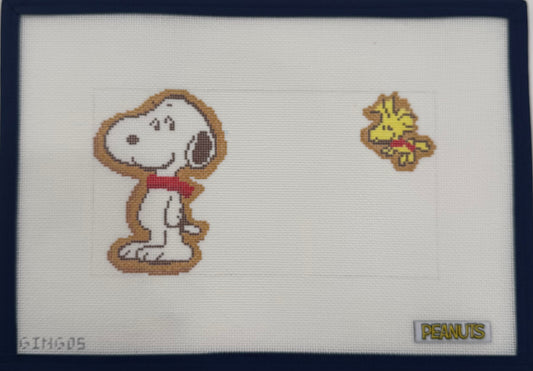 Gingerbread Snoopy and Woodstock