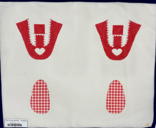 Heart Baby Booties