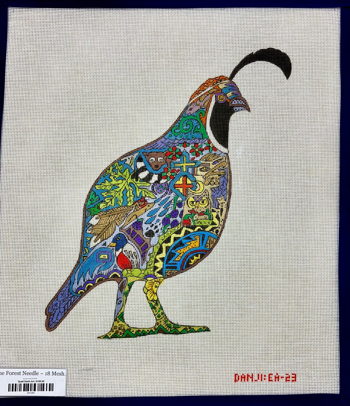 Quail Earth Art