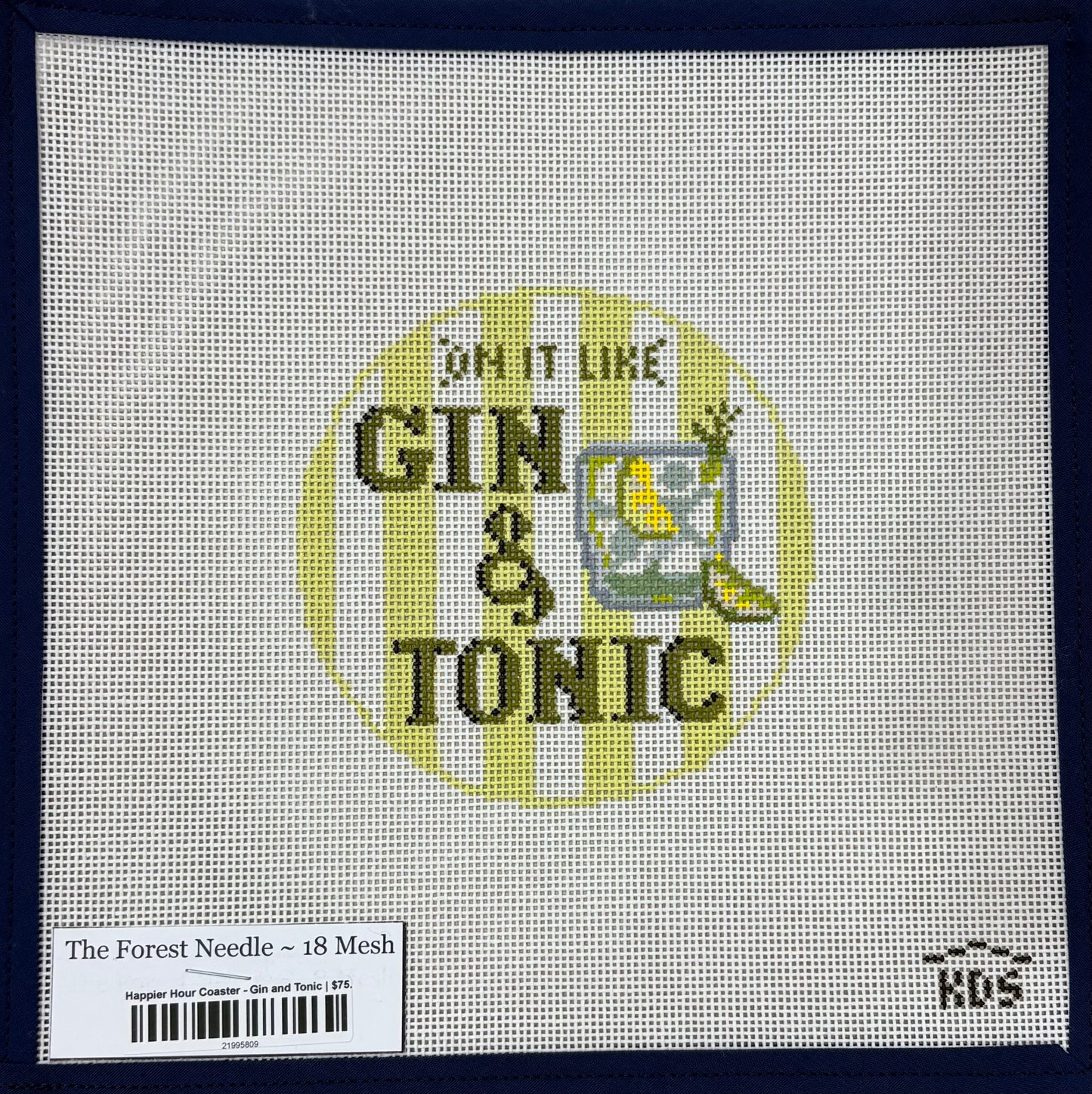 Happier Hour Coaster - Gin and Tonic