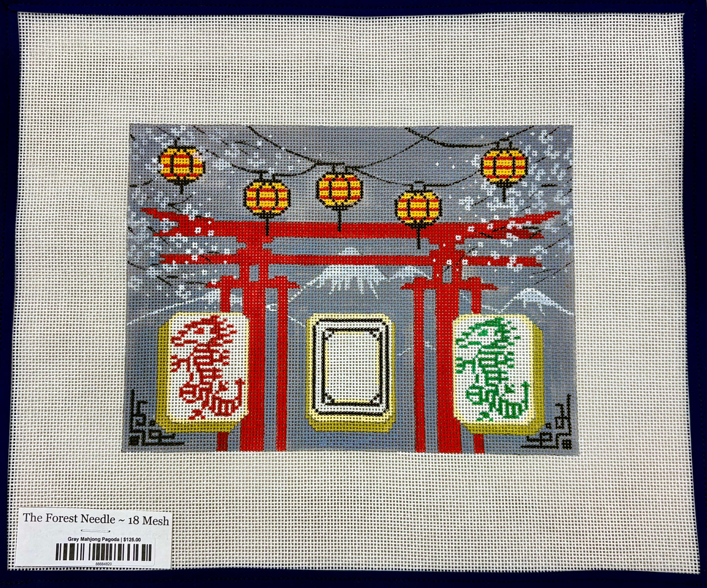 Gray Mahjong Pagoda
