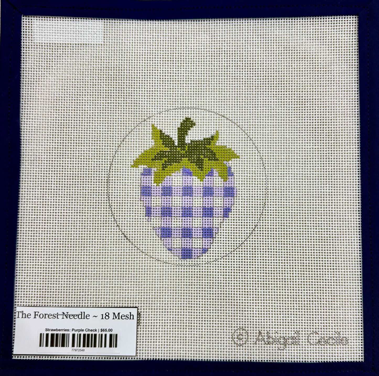 Strawberries: Purple Check
