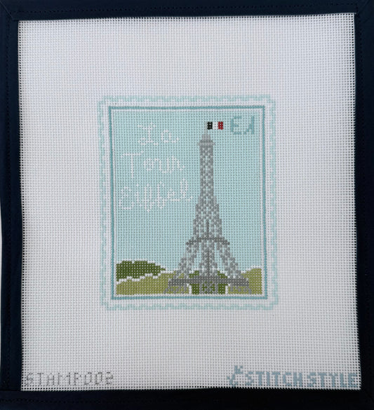 Paris Eiffel Tower Stamp