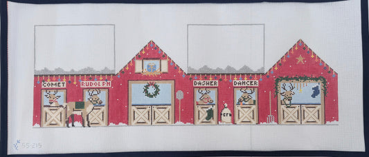 3D Reindeer Barn