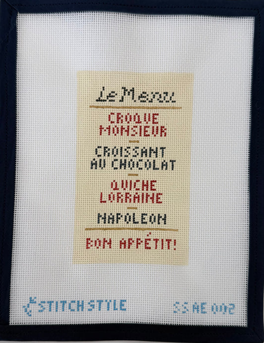 French Menu