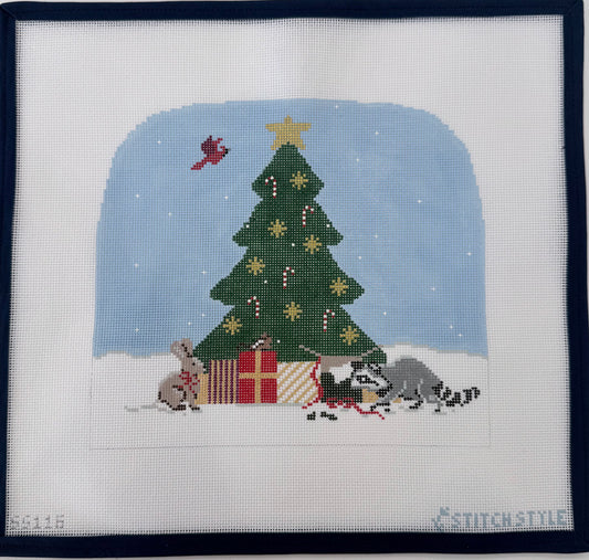 Christmas Forest: Backdrop