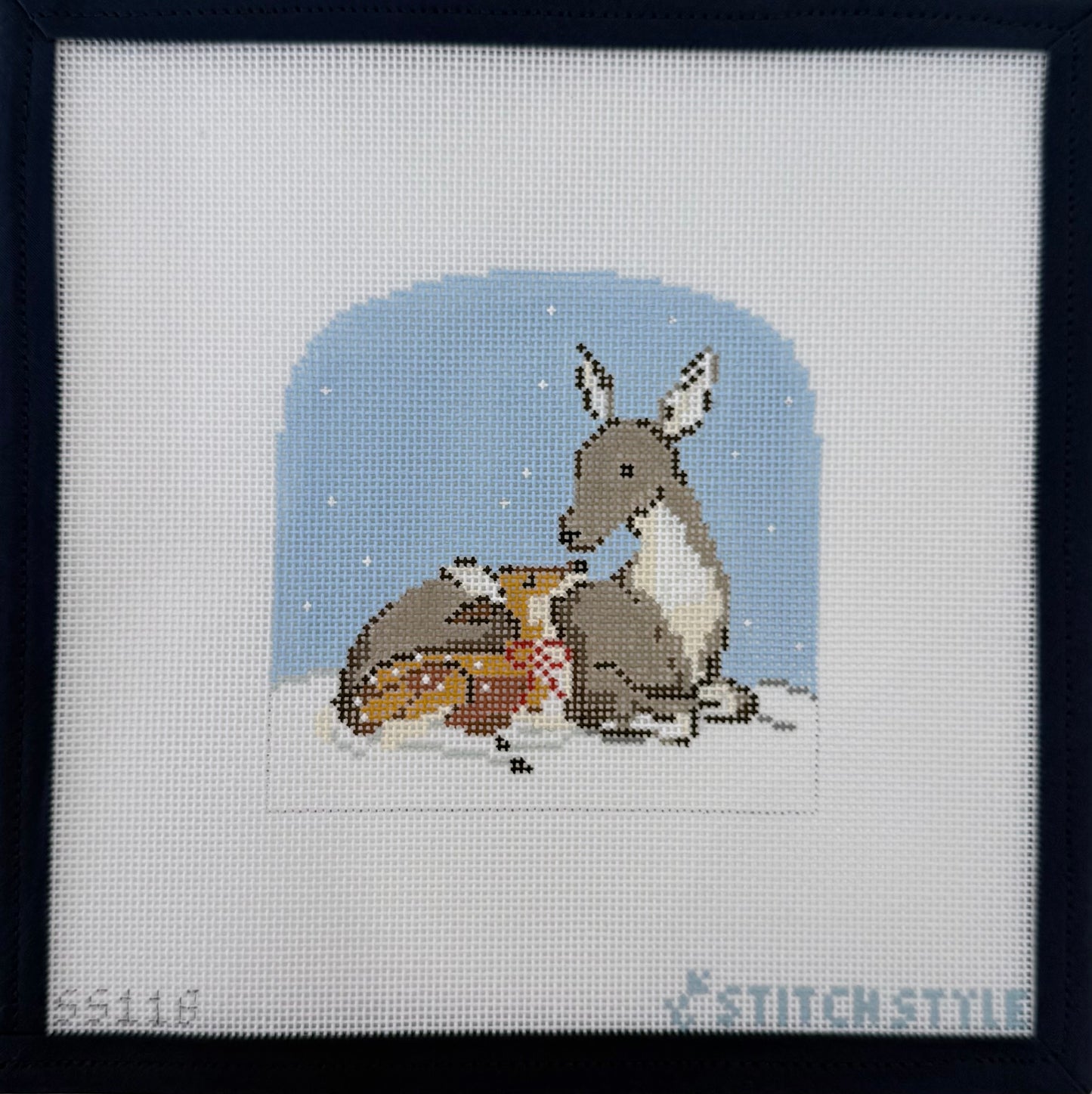 Christmas Forest: Mother and Baby Deer