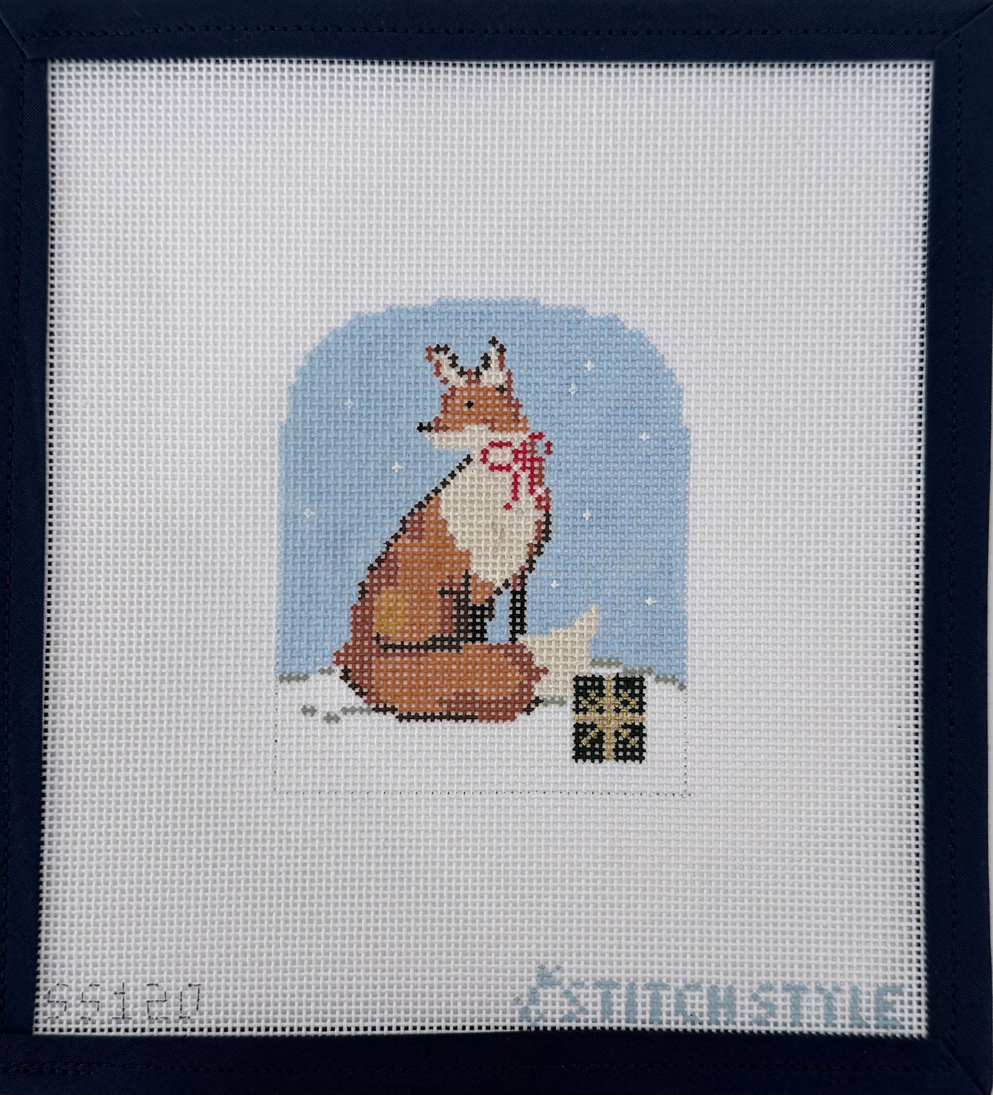 Christmas Forest: Girl Fox with Bow